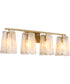 Prestige 4-light Bath Vanity Light Aged Brass
