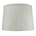 14"W x 10"H SLIP UNO FITTER Textured Oatmeal Drum Shade