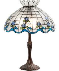 26" High Roseborder Table Lamp