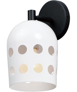 Dottie 1-Light Adjustable Sconce Black