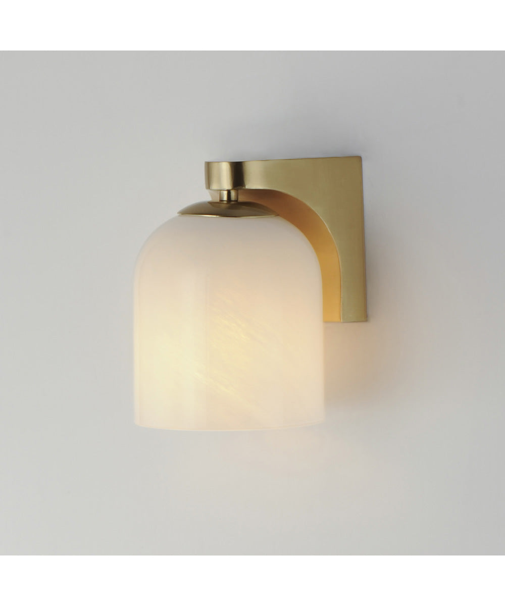 Scoop 1-Light Bath Vanity Natural Aged Brass
