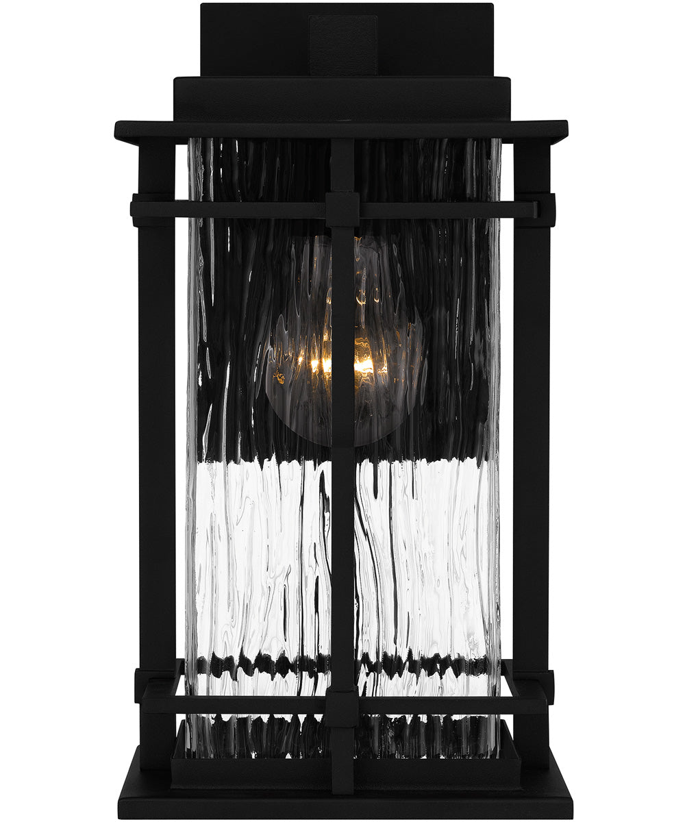 McAlister Medium 1-light Outdoor Wall Light  Coastal Armour Aluminum Earth Black