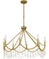 Airedale 8-light Chandelier Aged Brass