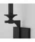 Clint 1-Light Sconce Black Iron