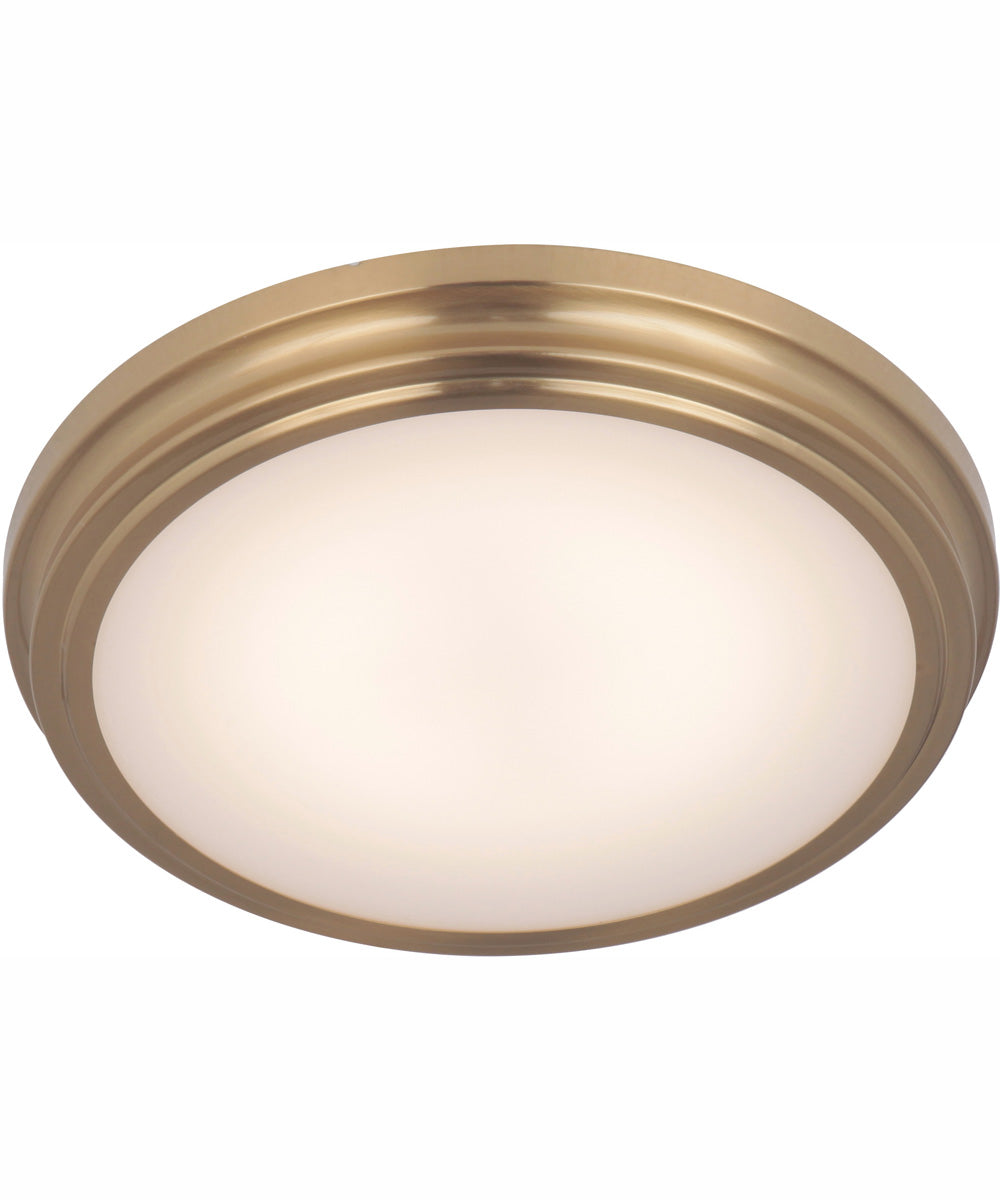 X66 1-Light LED Flushmount Satin Brass