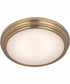 X66 1-Light LED Flushmount Satin Brass