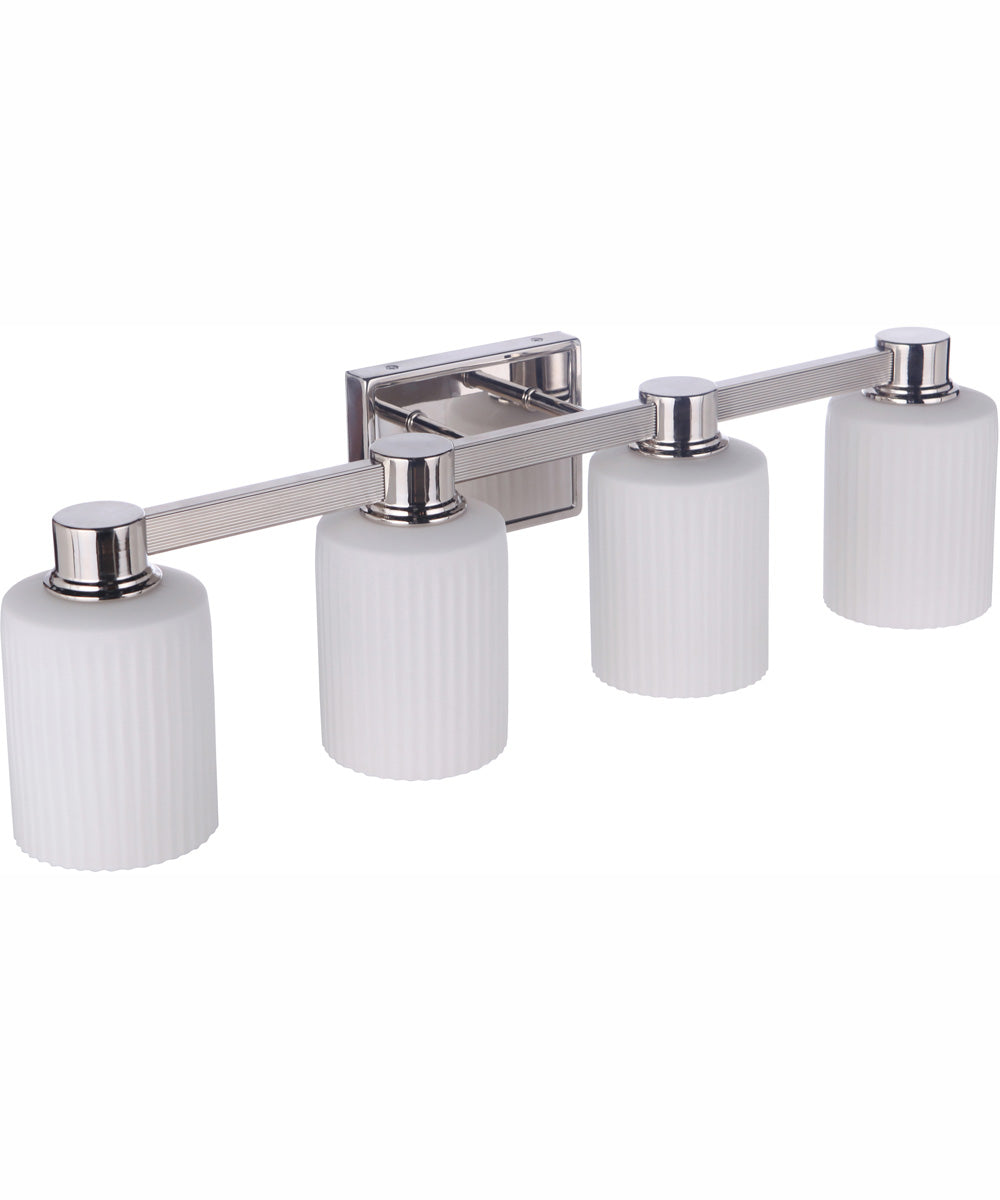 Bretton 4-Light Vanity Polished Nickel