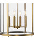 Gilliam 4-Light New Traditional Hall & Foyer Vintage Brass