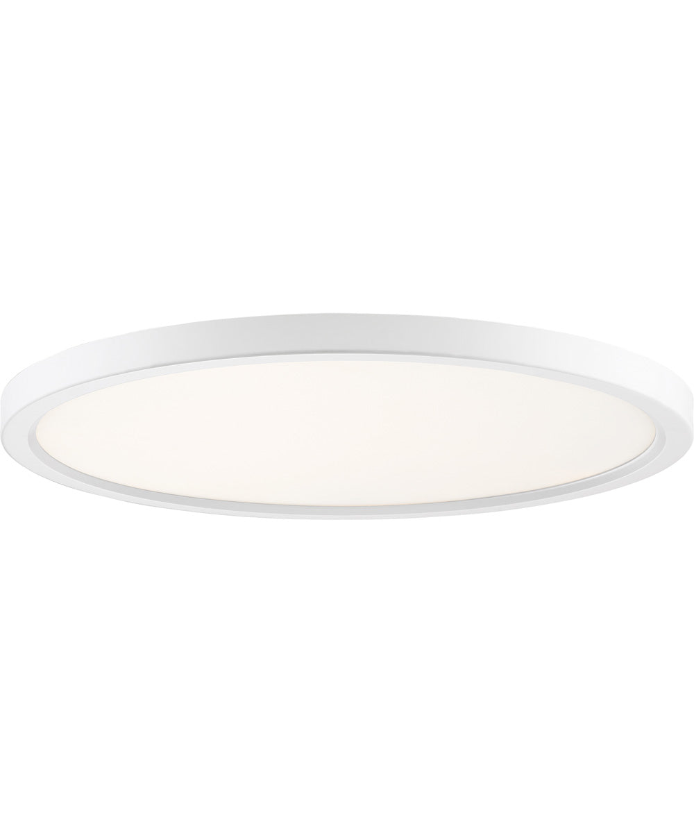 Outskirts  Flush Mount White Lustre