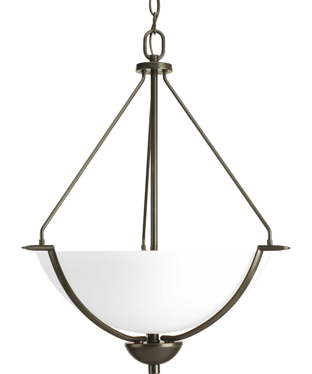 Bravo 3-Light Inverted Pendant Antique Bronze