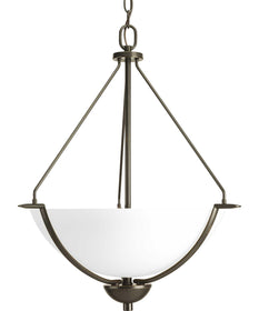 Bravo 3-Light Inverted Pendant Antique Bronze