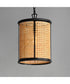 Cane 1-Light Pendant Black