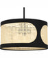 Syrah Large 3-light Pendant Matte Black