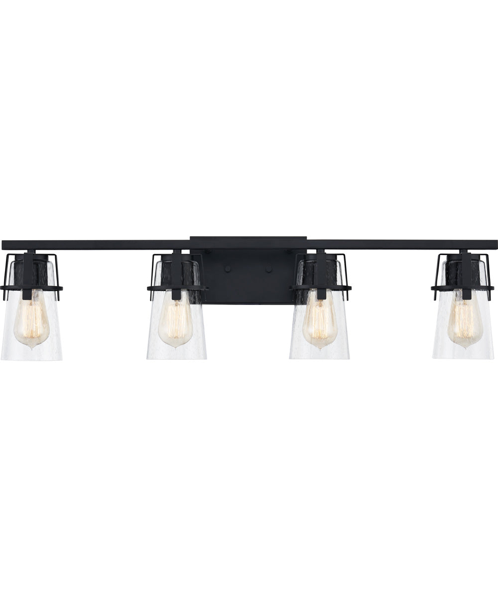Knox Extra Large 4-light Bath Light Matte Black