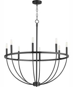 Tribute 8-light Chandelier Matte Black