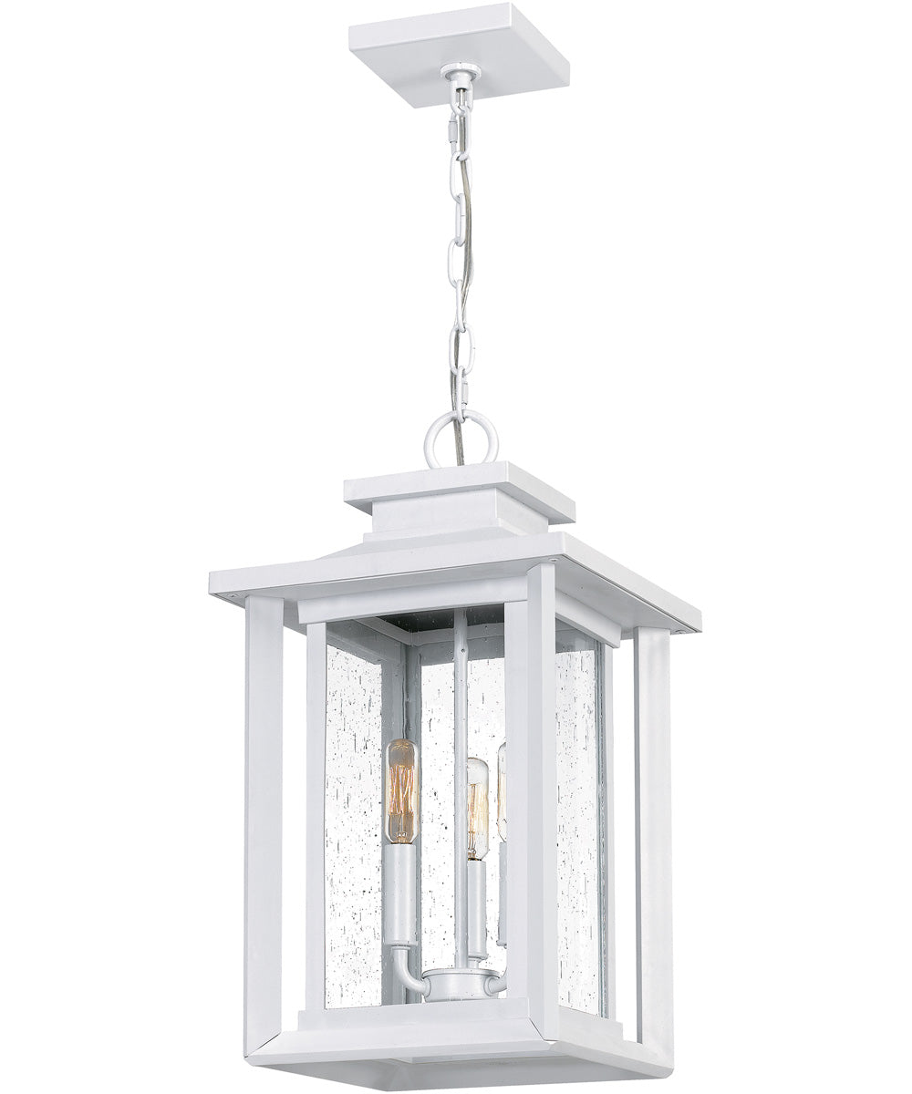 Wakefield 3-light Outdoor Pendant Light  Coastal Armour White Lustre