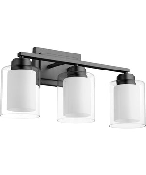 3-light Bath Vanity Light Matte Black
