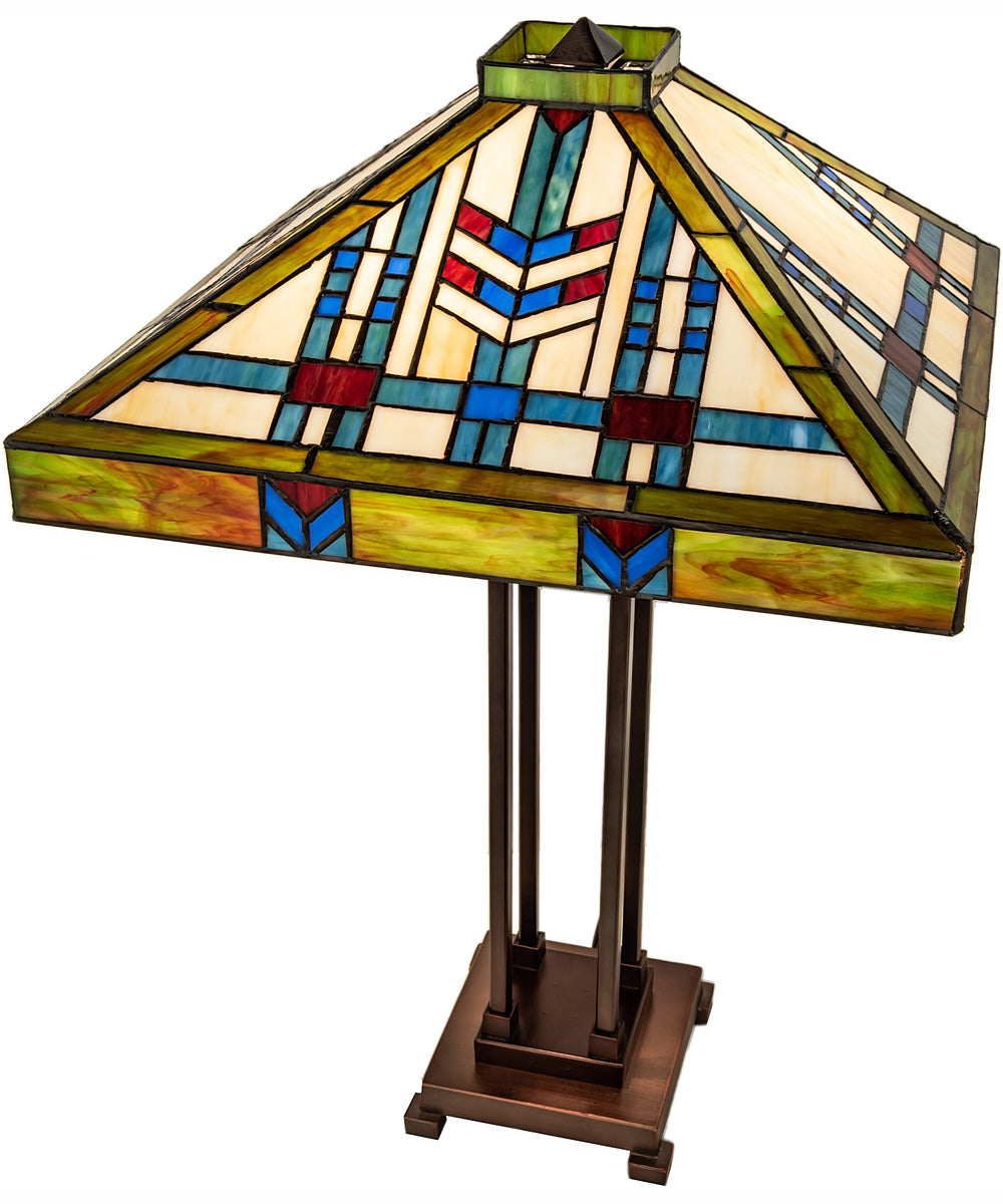 28" High Prairie Wheat Table Lamp