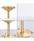 Inspire 18" 3-Light Transitional Summer Linen Glass Semi-Flush Mount Light Satin Brass