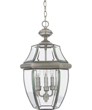 Newbury Large 3-light Outdoor Pendant Light Pewter
