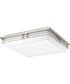Helm 3-Light 18" LED Flush Mount Brushed Nickel
