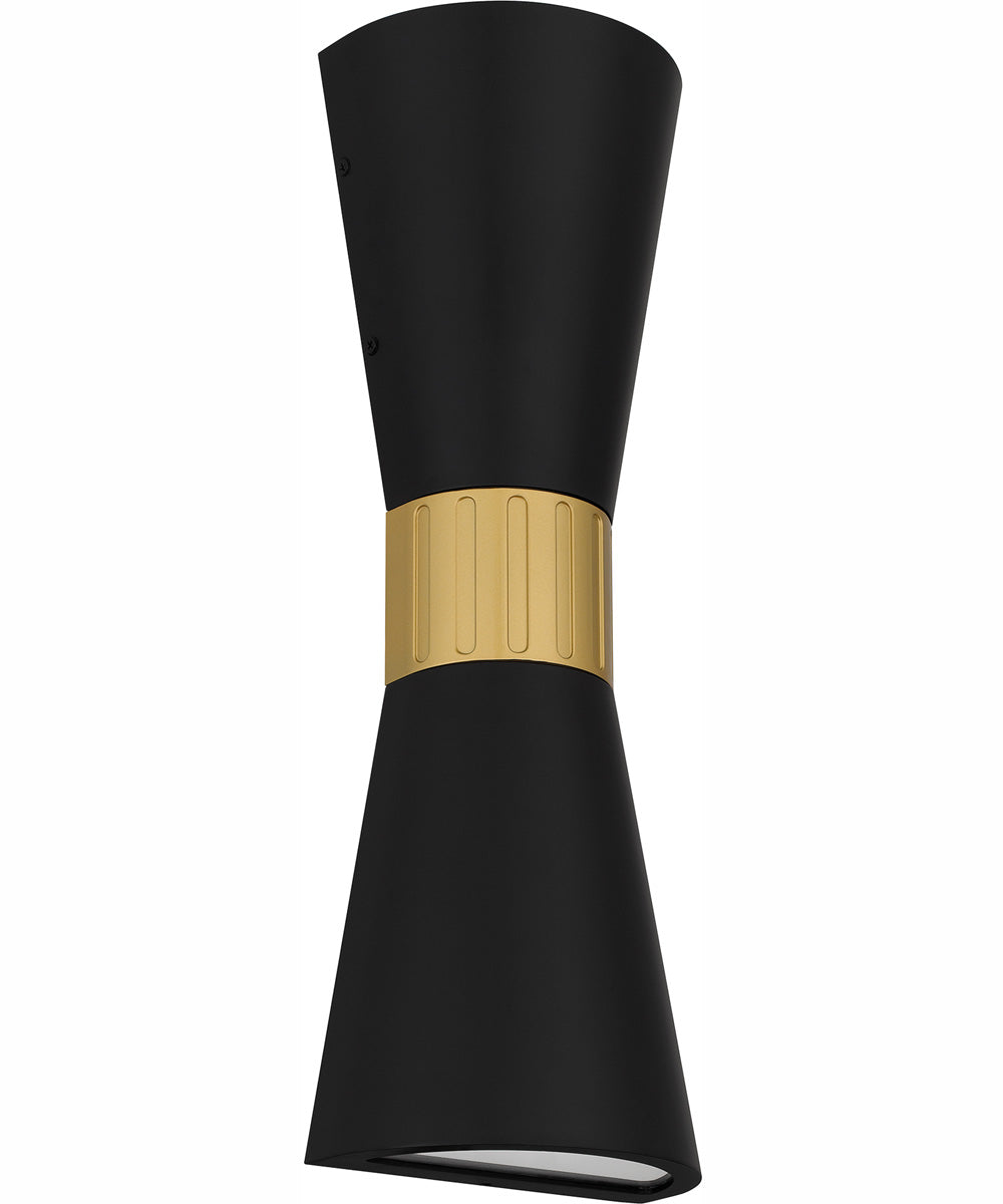 Dexter Large Outdoor Wall Light  Coastal Armour Aluminum Matte Black