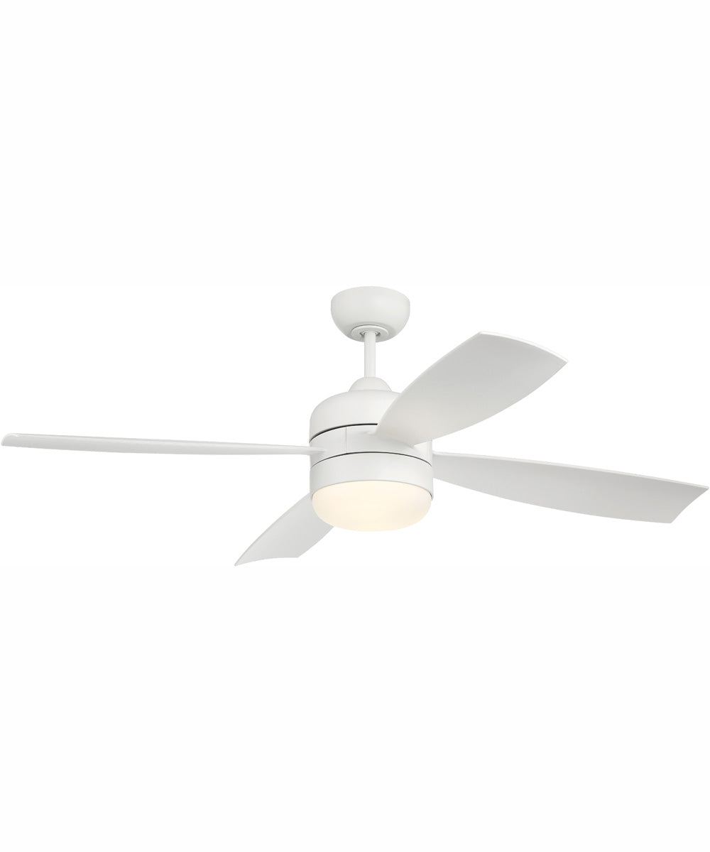 52" Sebastion 2-Light Indoor/Outdoor Ceiling Fan White