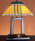 20"H Prairie Corn Oblong  Tiffany Desk Lamp