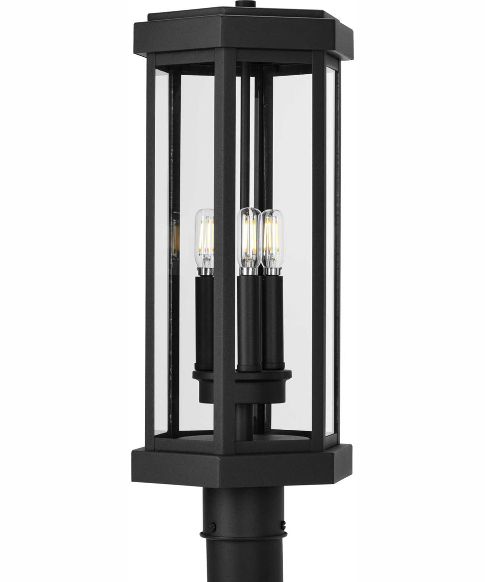 Ramsey Modern Farmhouse Post Outdoor Light Textured Black