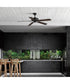 52 inch Super-Max Ceiling Fan - Black Black