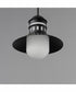 Admiralty 1-Light Outdoor Pendant Black