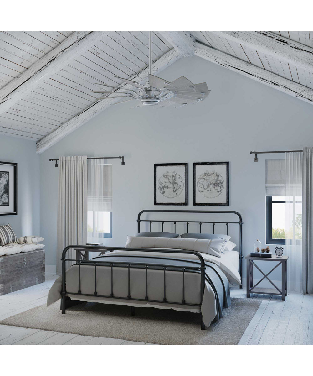 Springer 52-Inch 12-Blade DC Motor Windmill Ceiling Fan Antique Nickel