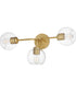Knox 3-Light Bath Vanity Light Natural Aged Brass
