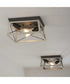 Briarwood 2-Light Flush Mount Graphite