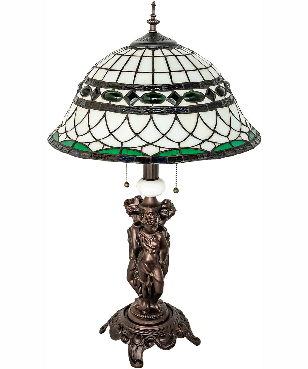 28" High Tiffany Roman Table Lamp