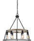 Brockton 6-light Chandelier Grey Ash