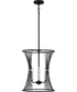 Leiland Large 4-light Pendant Matte Black