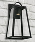 Leighton 1-Light Outdoor Wall-Lantern Rain or Shine - Black
