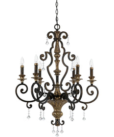 Marquette 6-light Chandelier Heirloom