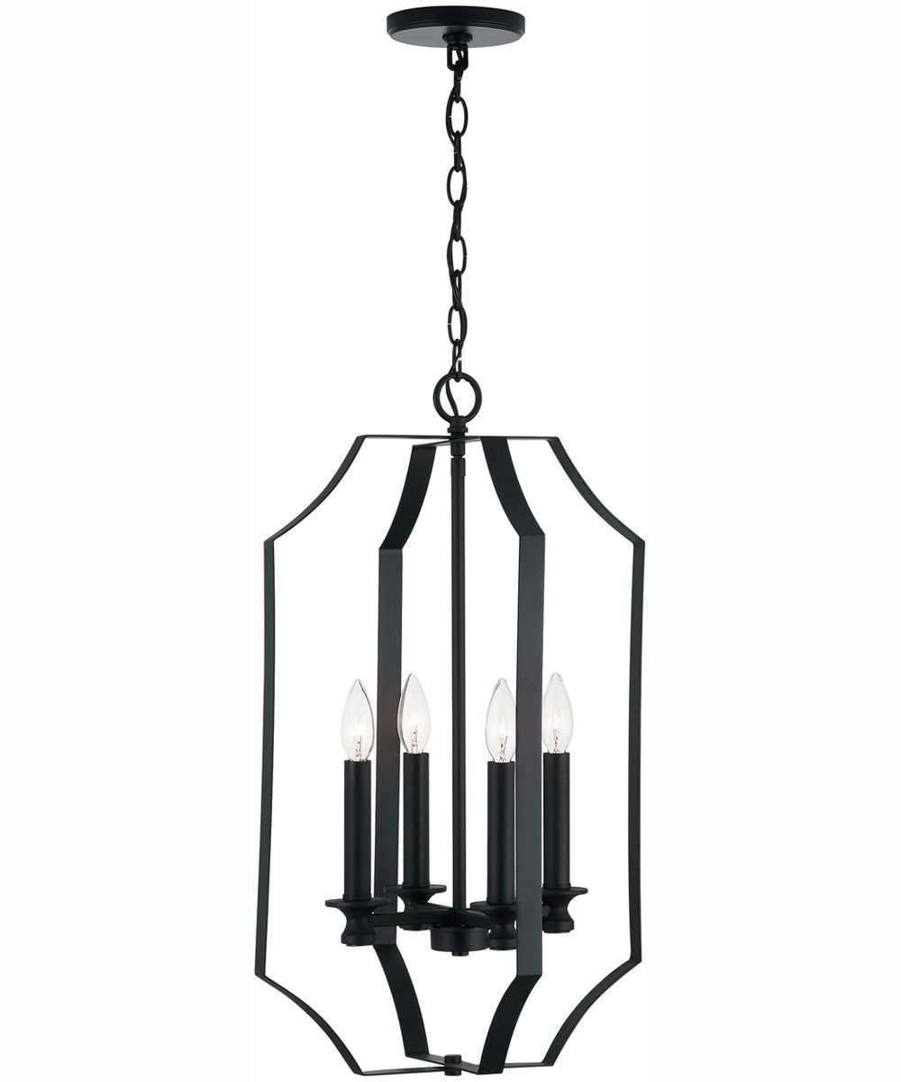 Myles 4-Light Foyer Matte Black