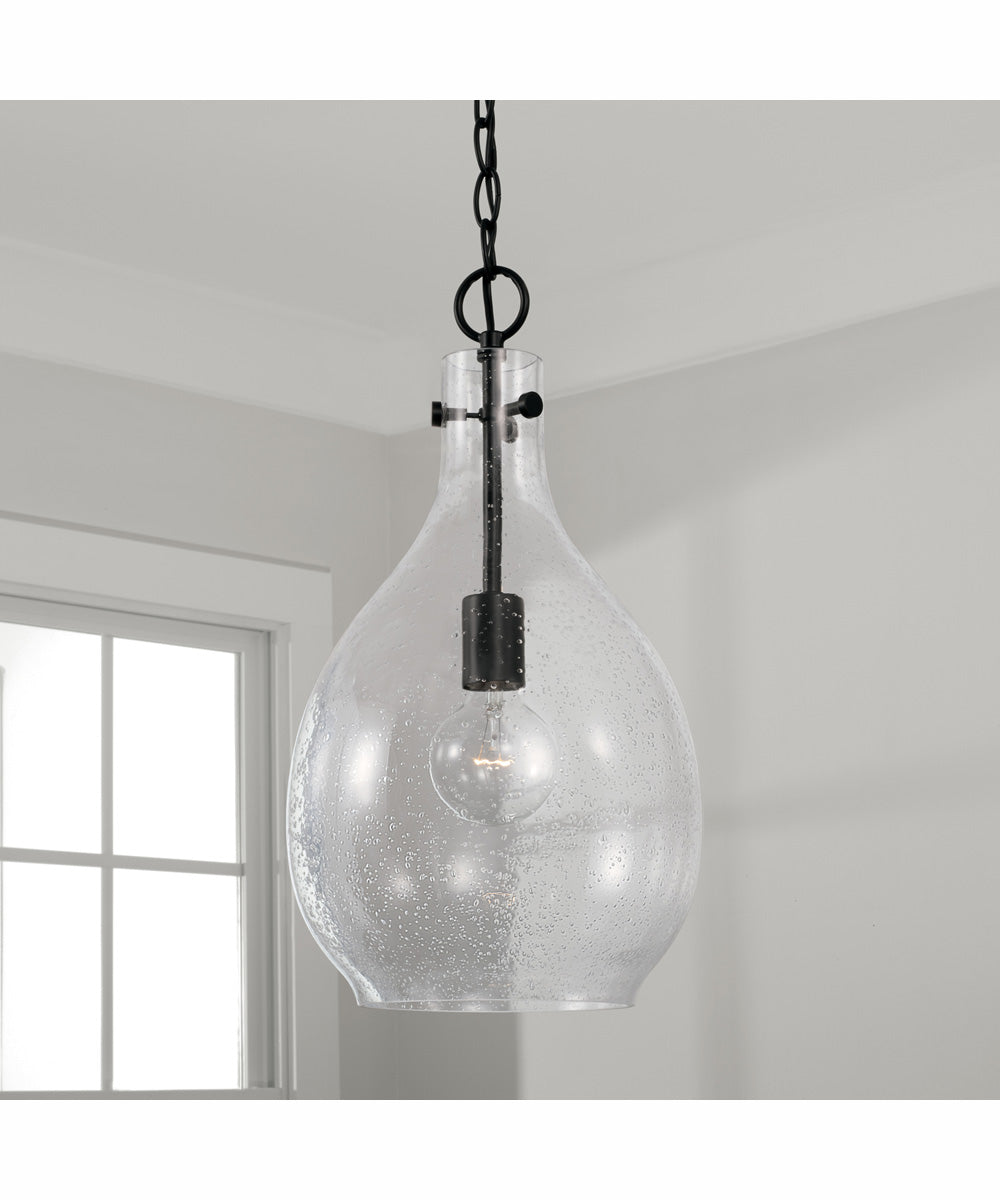 Brentwood 1-Light Pendant Matte Black
