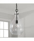 Brentwood 1-Light Pendant Matte Black