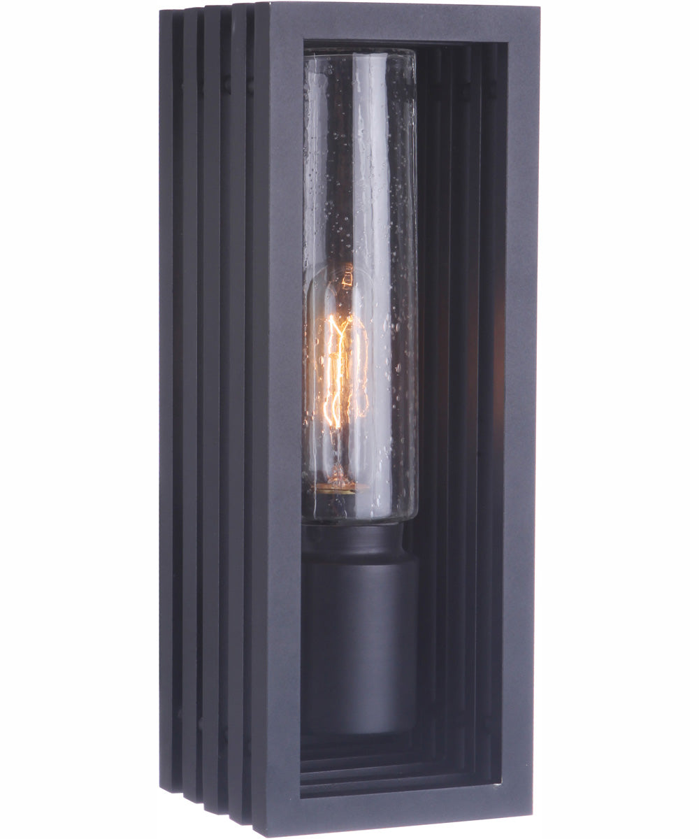 Carmel 1-Light Outdoor Wall Lantern Matte Black