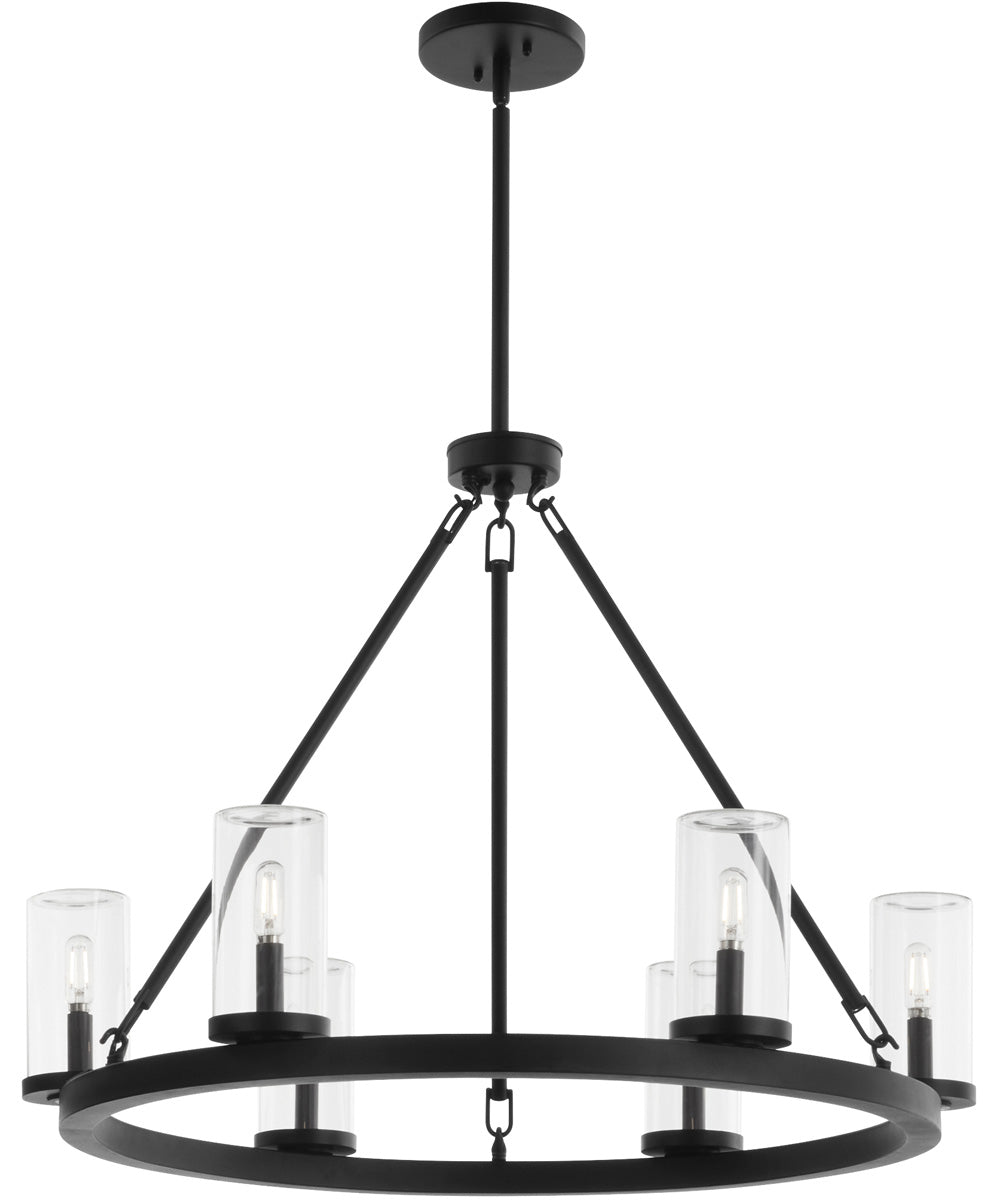 Gentry 6-light Chandelier Matte Black