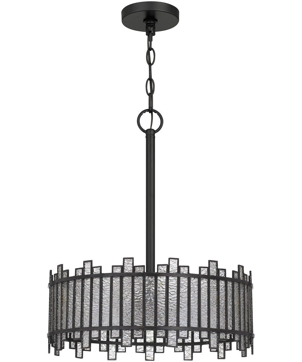 Hartman 3-light Pendant Matte Black