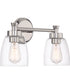 Henning 2-Light Vanity Polished Nickel