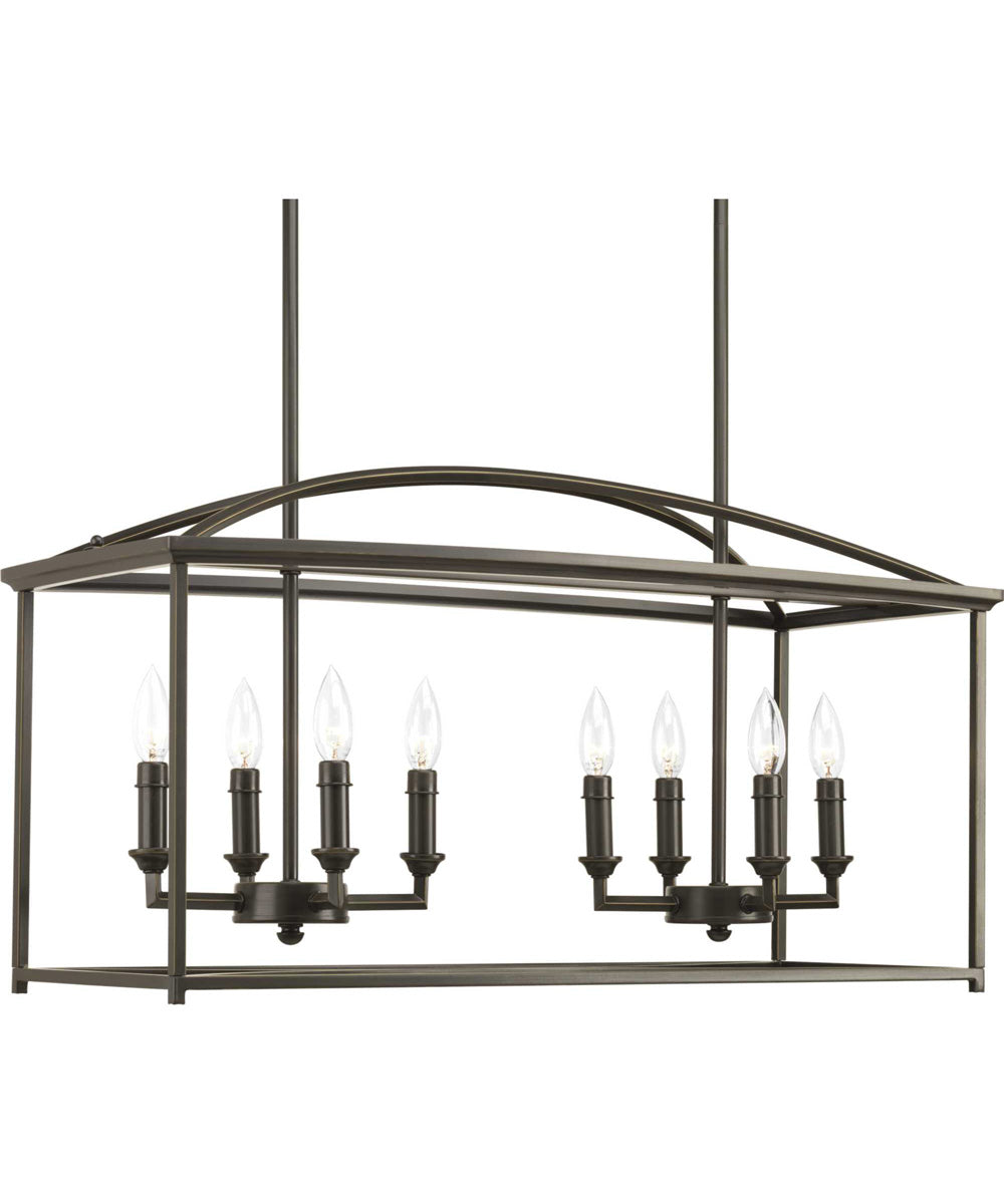 Piedmont 8-Light Farmhouse Chandelier Light Antique Bronze