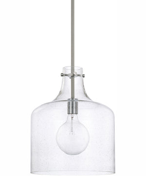 Crawford 1-Light Pendant Brushed Nickel