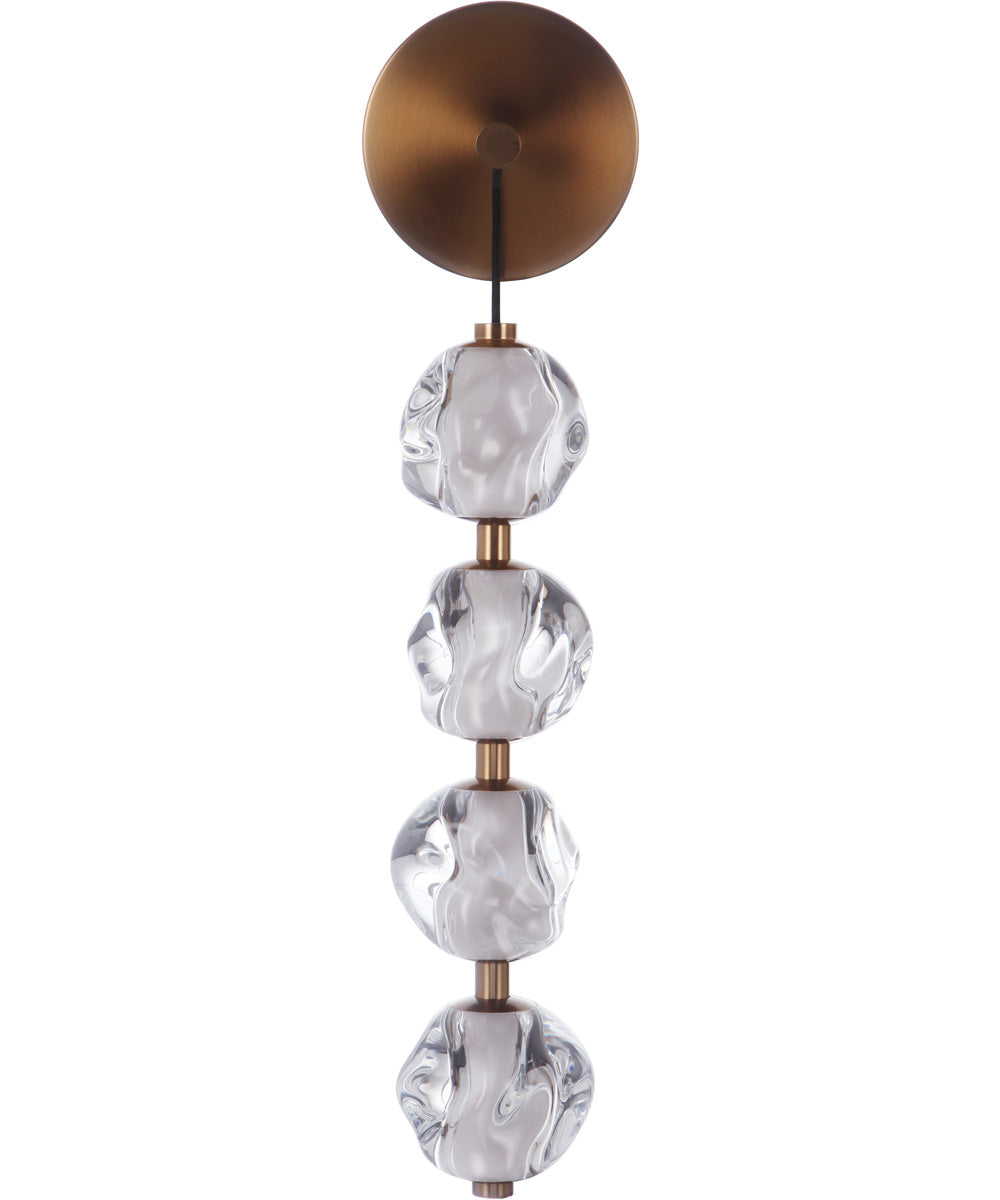 Jackie 1-Light Wall Sconce Satin Brass