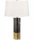 Upright 27'' High 1-Light Table Lamp - Black